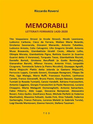cover image of Memorabili